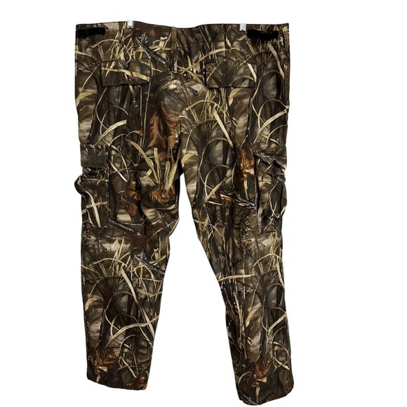 RedHead Mens Camo Hunting Cargo Pants SZ 2XL Adj Waist Drawstring Hem Pockets - Picture 2 of 9